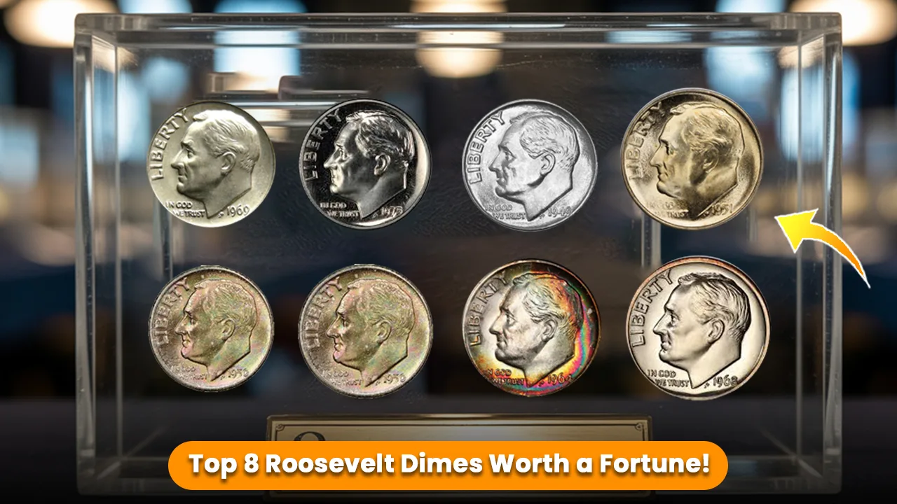 8 Roosevelt Dimes That Could Make You Rich — Worth Over $850,000!